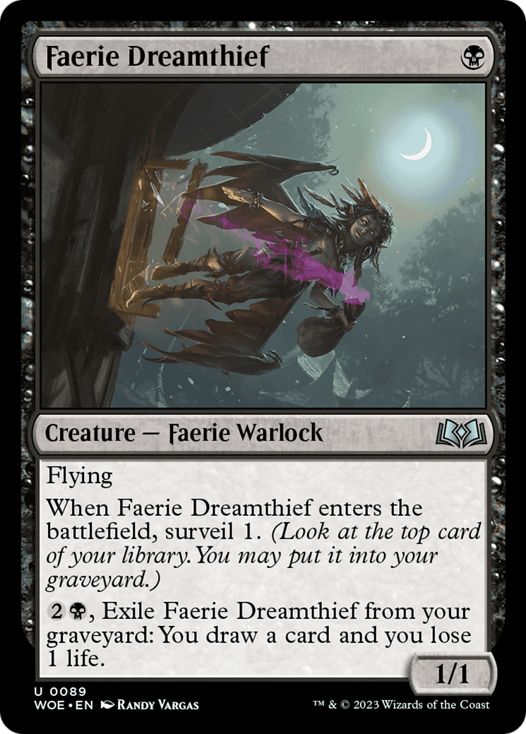 Faerie Dreamthief [Wilds of Eldraine] | Play N Trade Winnipeg