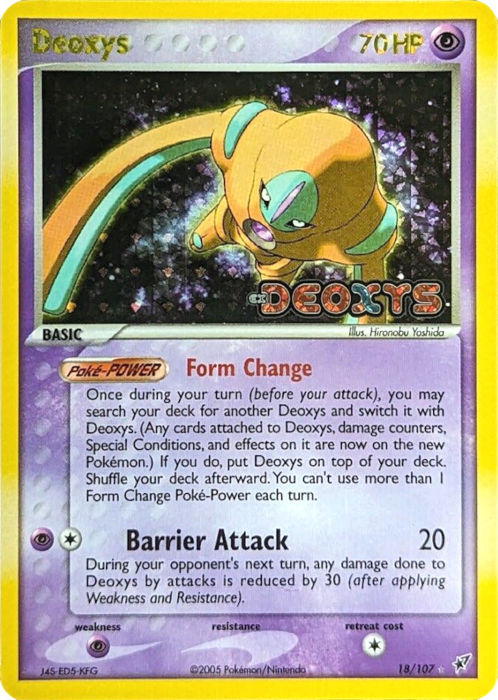 Deoxys (18/107) (Stamped) [EX: Deoxys] | Play N Trade Winnipeg