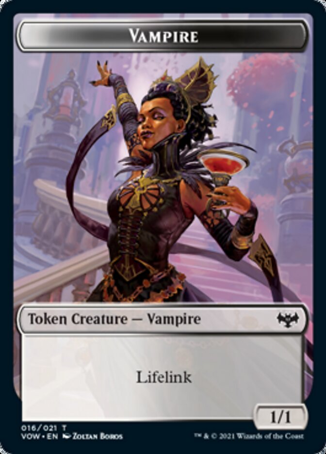 Vampire Token (016) [Innistrad: Crimson Vow Tokens] | Play N Trade Winnipeg