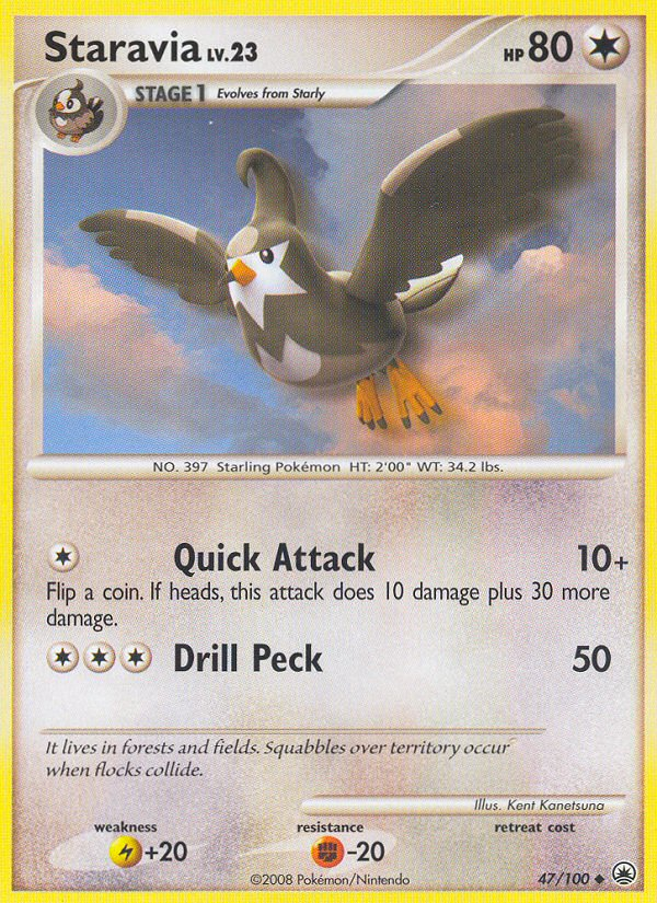 Staravia (47/100) [Diamond & Pearl: Majestic Dawn] | Play N Trade Winnipeg