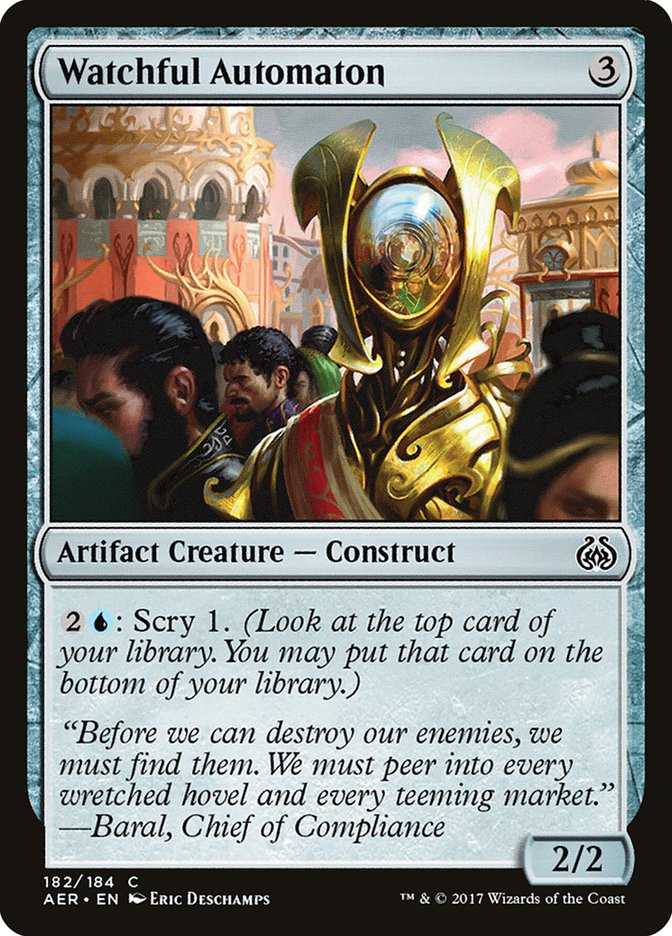 Watchful Automaton [Aether Revolt] | Play N Trade Winnipeg