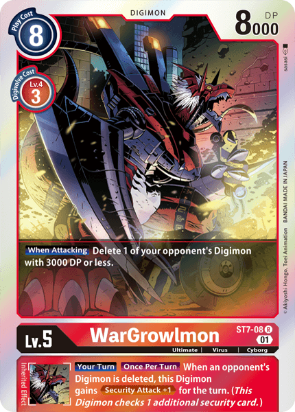 WarGrowlmon [ST7-08] [Starter Deck: Gallantmon] | Play N Trade Winnipeg