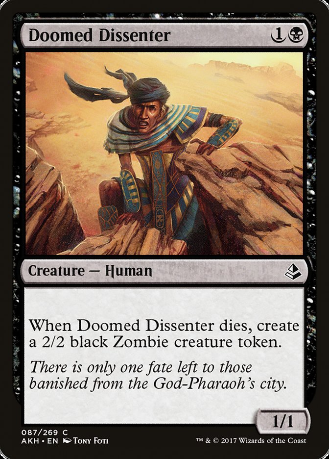 Doomed Dissenter [Amonkhet] | Play N Trade Winnipeg