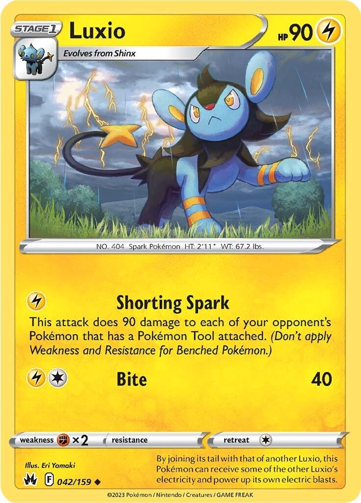 Luxio (042/159) (42) [Sword & Shield: Crown Zenith] | Play N Trade Winnipeg