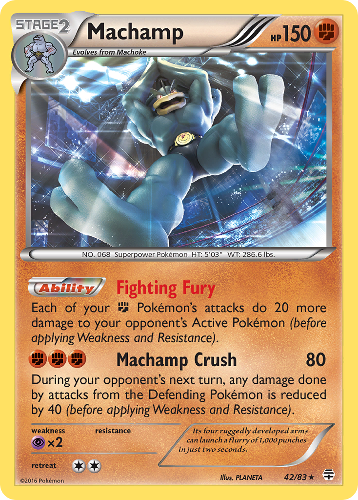 Machamp (42/83) [XY: Generations] | Play N Trade Winnipeg