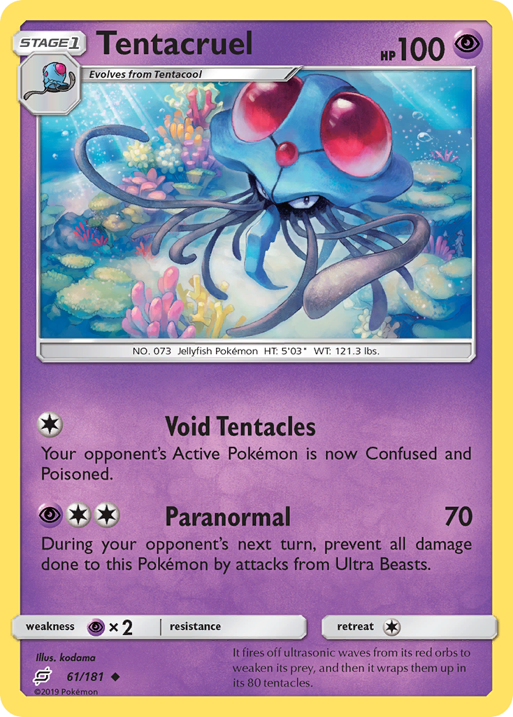 Tentacruel (61/181) [Sun & Moon: Team Up] | Play N Trade Winnipeg