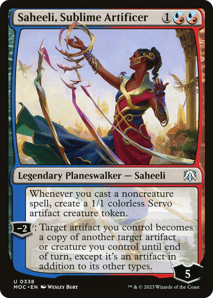 Saheeli, Sublime Artificer [March of the Machine Commander] | Play N Trade Winnipeg