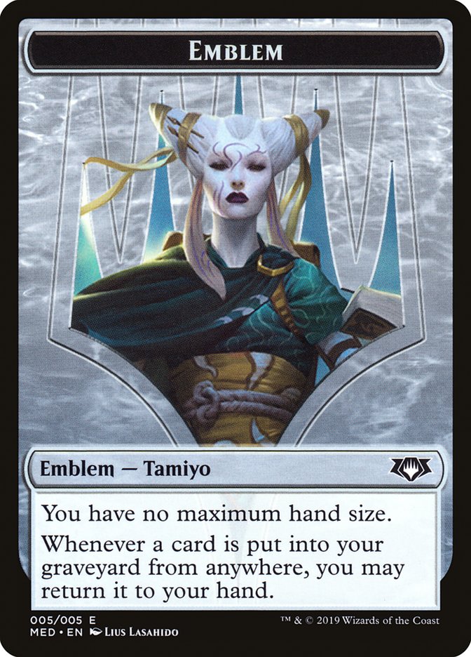 Tamiyo, the Moon Sage Emblem [Mythic Edition Tokens] | Play N Trade Winnipeg