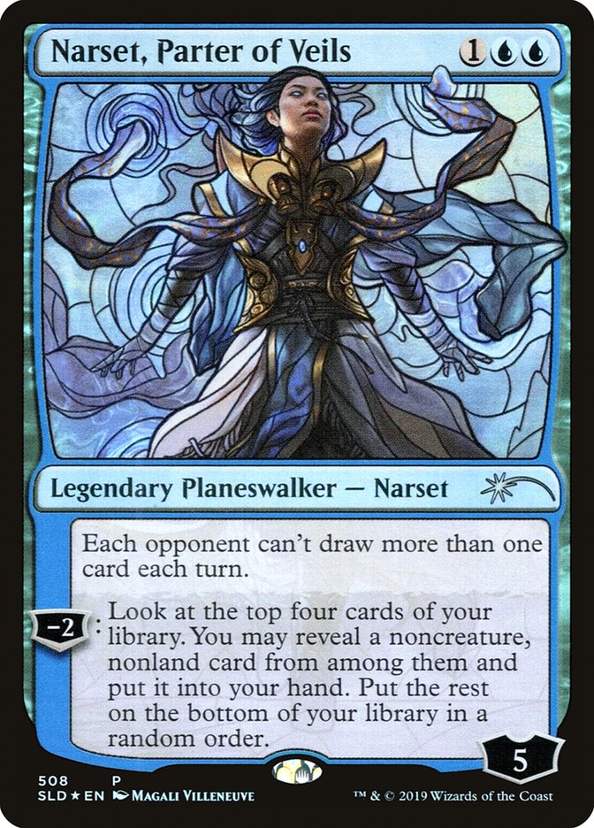 Narset, Parter of Veils (Stained Glass) [Secret Lair Drop Promos] | Play N Trade Winnipeg