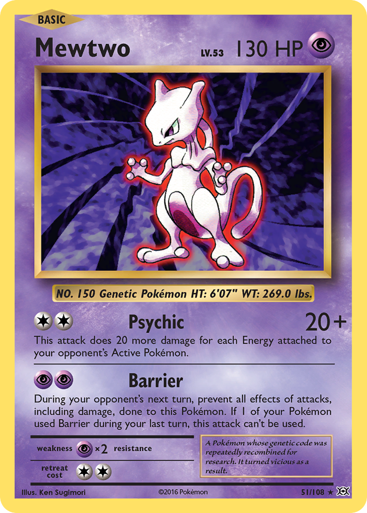 Mewtwo (51/108) [XY: Evolutions] | Play N Trade Winnipeg