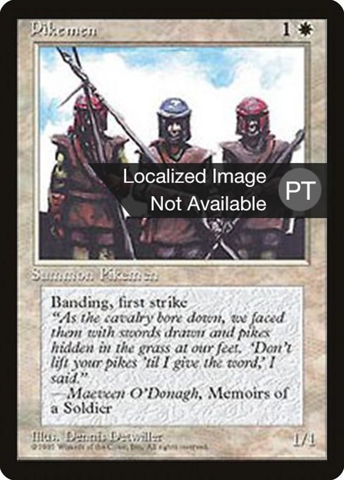 Pikemen [Fourth Edition (Foreign Black Border)] | Play N Trade Winnipeg