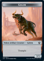 Golem (026) // Thopter Token [Commander 2021 Tokens] | Play N Trade Winnipeg