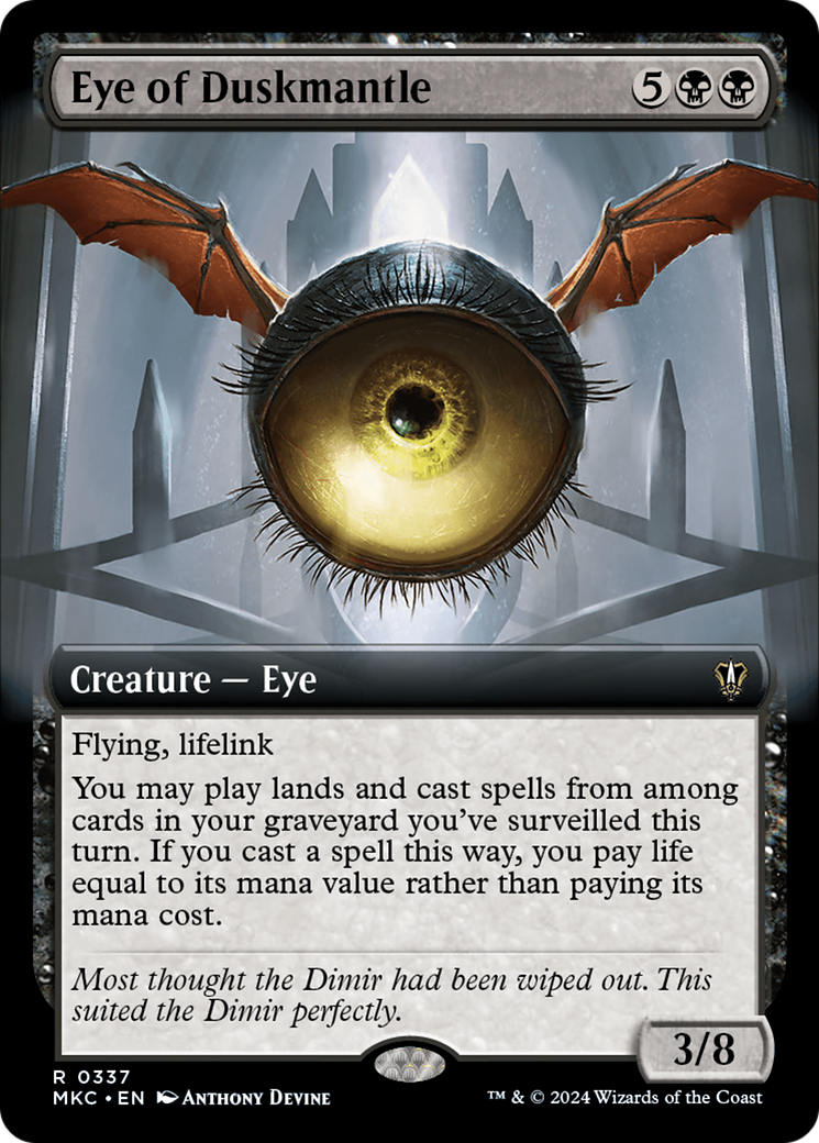 Eye of Duskmantle (Extended Art) [Murders at Karlov Manor Commander] | Play N Trade Winnipeg