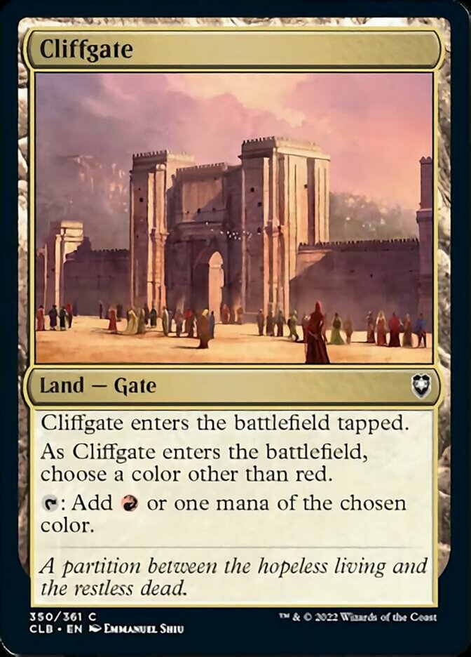 Cliffgate [Commander Legends: Battle for Baldur's Gate] | Play N Trade Winnipeg