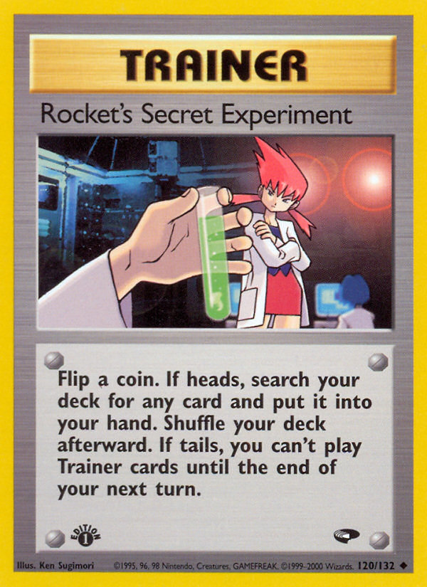 Rocket's Secret Experiment (120/132) [Gym Challenge 1st Edition] | Play N Trade Winnipeg