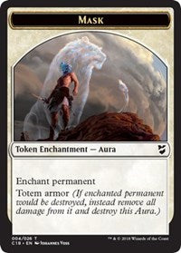 Mask // Beast (014) Double-sided Token [Commander 2018 Tokens] | Play N Trade Winnipeg