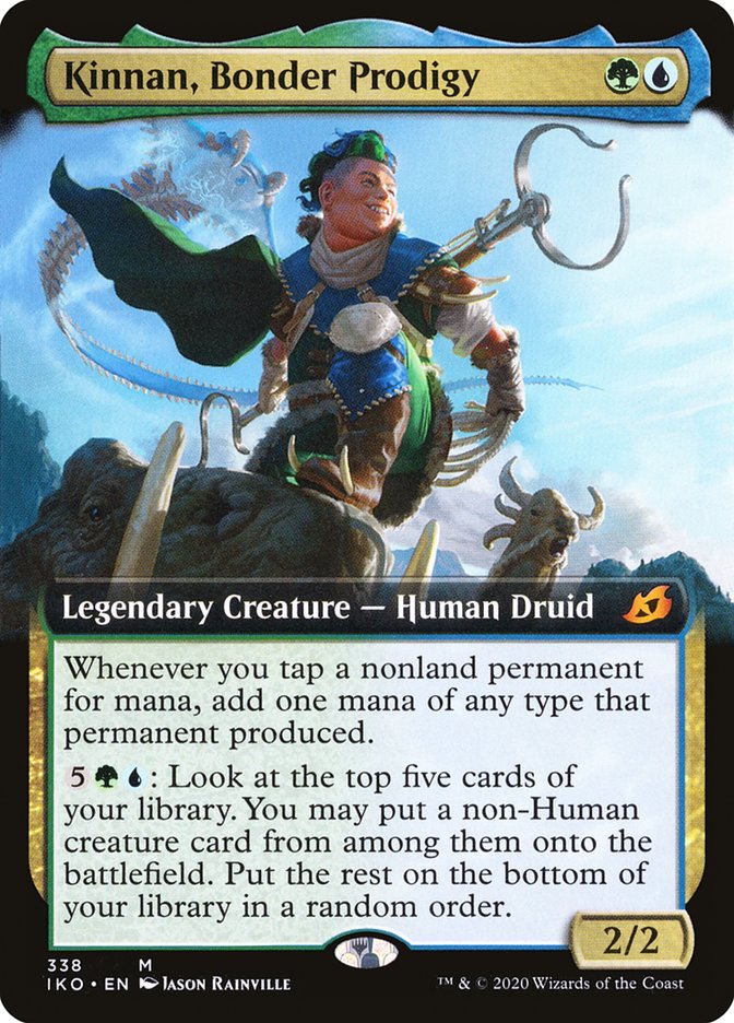 Kinnan, Bonder Prodigy (Extended Art) [Ikoria: Lair of Behemoths] | Play N Trade Winnipeg