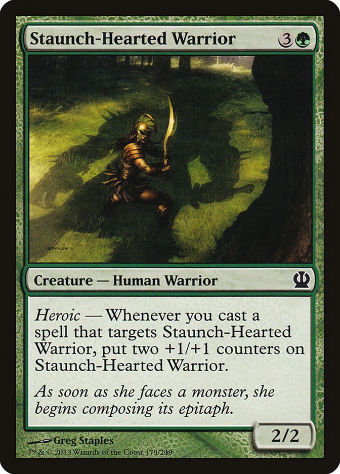 Staunch-Hearted Warrior [Theros] | Play N Trade Winnipeg