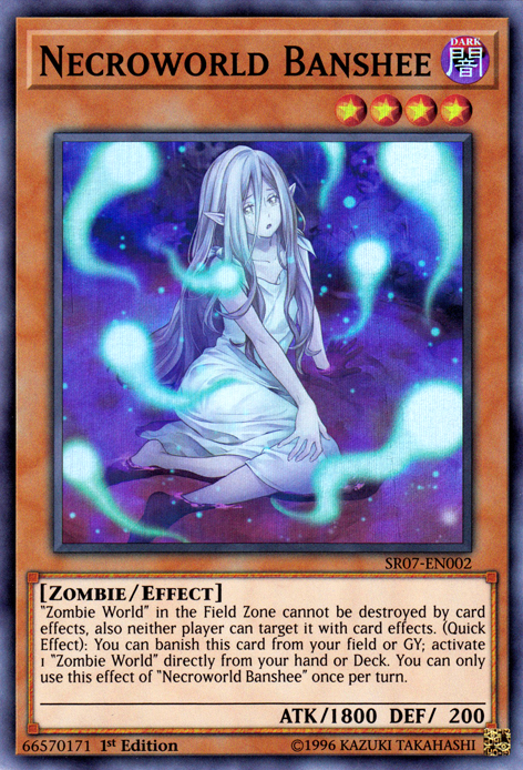 Necroworld Banshee [SR07-EN002] Super Rare | Play N Trade Winnipeg