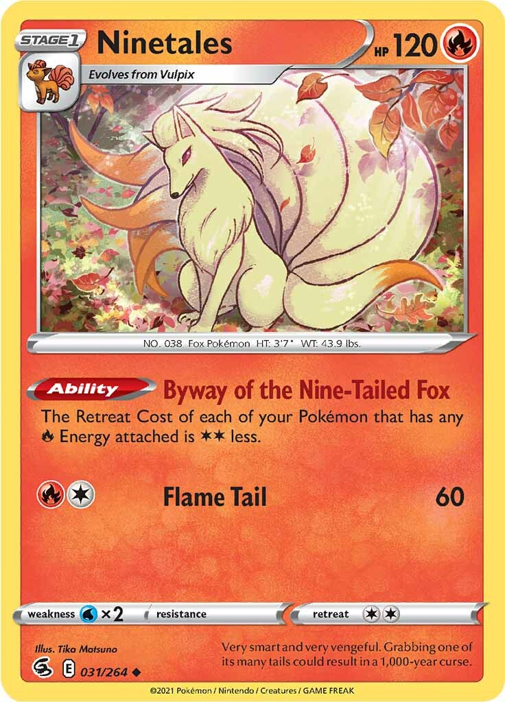 Ninetales (031/264) [Sword & Shield: Fusion Strike] | Play N Trade Winnipeg