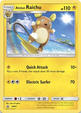 Alolan Raichu (SM65) (Jumbo Card) [Sun & Moon: Black Star Promos] | Play N Trade Winnipeg