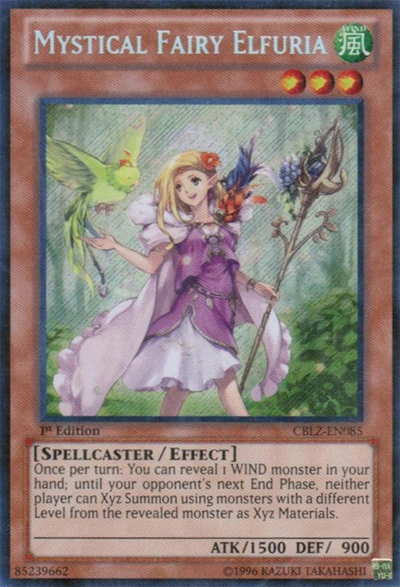 Mystical Fairy Elfuria [CBLZ-EN085] Secret Rare | Play N Trade Winnipeg