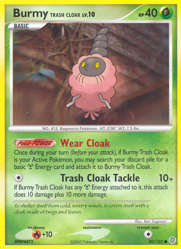 Burmy Trash Cloak (80/132) [Diamond & Pearl: Secret Wonders] | Play N Trade Winnipeg