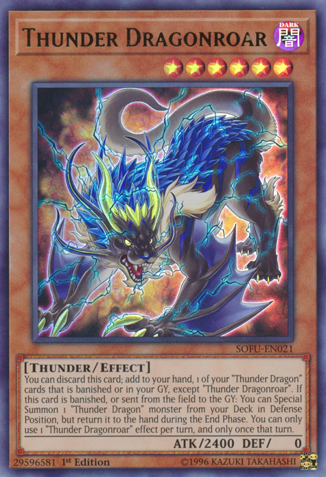 Thunder Dragonroar [SOFU-EN021] Ultra Rare | Play N Trade Winnipeg