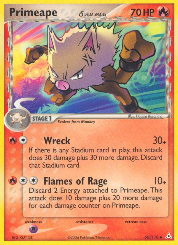 Primeape (50/110) (Delta Species) [EX: Holon Phantoms] | Play N Trade Winnipeg