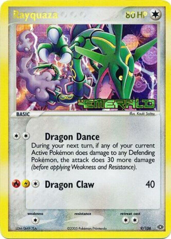 Rayquaza (9/106) (Stamped) [EX: Emerald] | Play N Trade Winnipeg