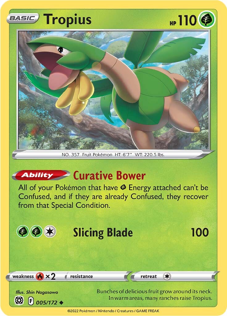 Tropius (005/172) [Sword & Shield: Brilliant Stars] | Play N Trade Winnipeg