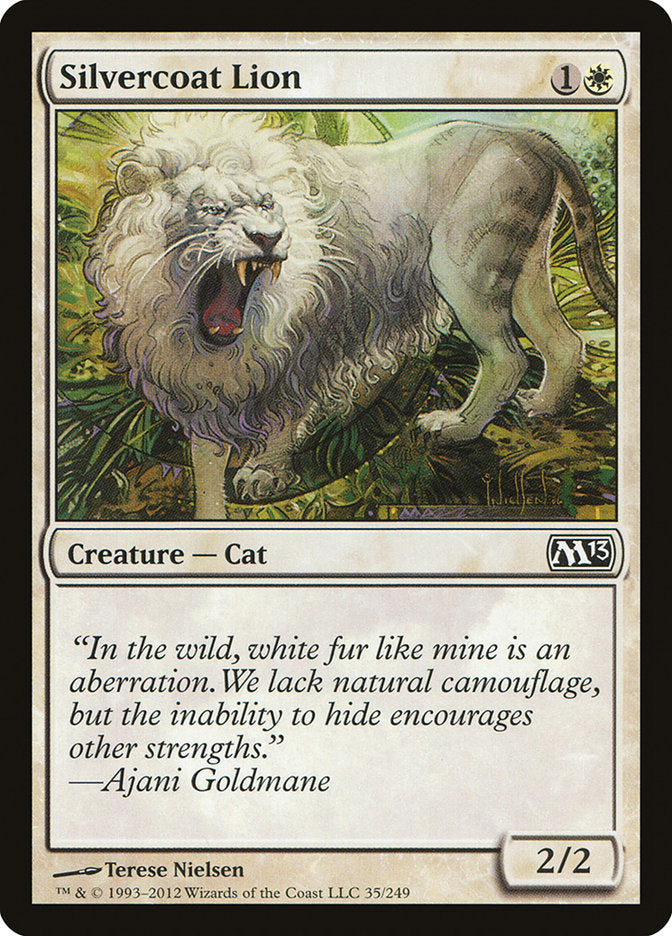 Silvercoat Lion [Magic 2013] | Play N Trade Winnipeg