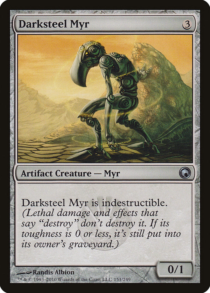 Darksteel Myr [Scars of Mirrodin] | Play N Trade Winnipeg