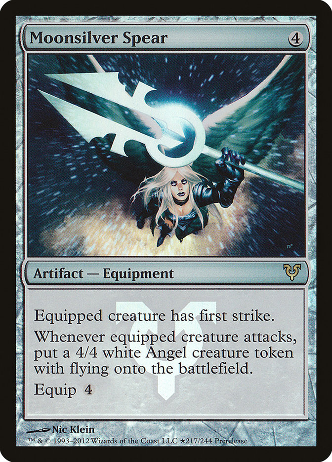 Moonsilver Spear [Avacyn Restored Prerelease Promos] | Play N Trade Winnipeg