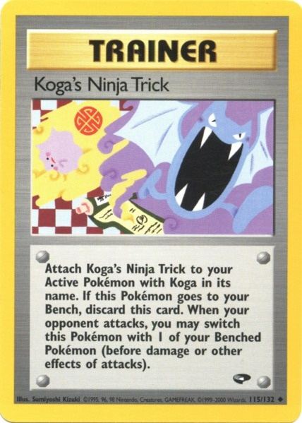 Koga's Ninja Trick (115/132) [Gym Challenge Unlimited] | Play N Trade Winnipeg