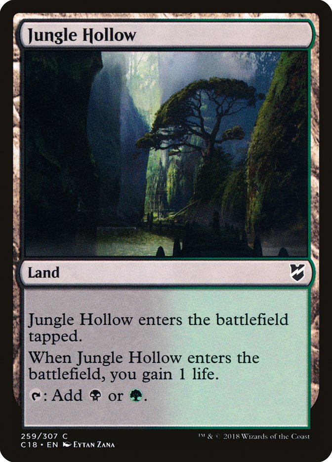 Jungle Hollow [Commander 2018] | Play N Trade Winnipeg
