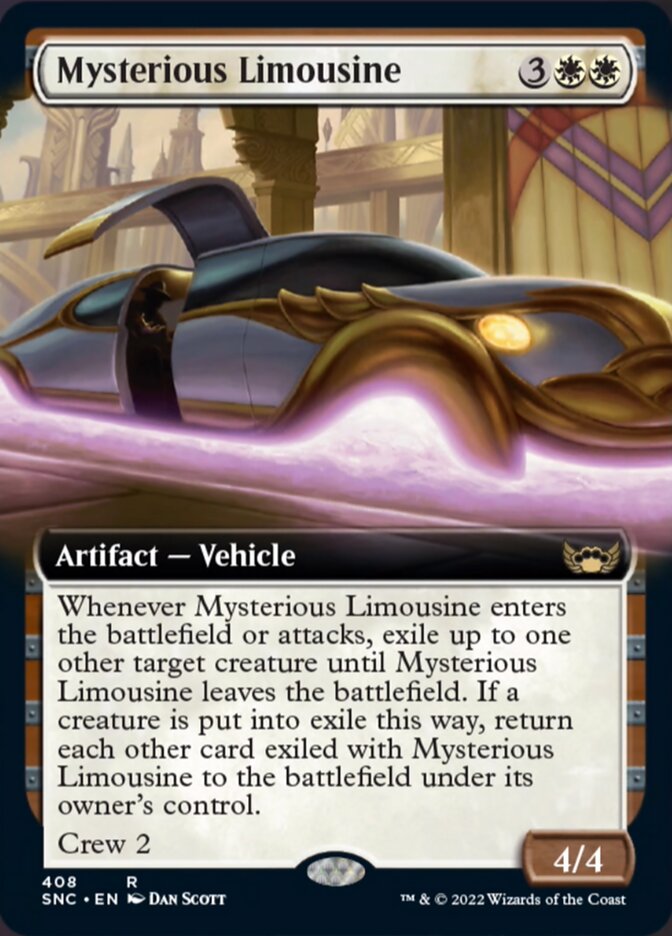 Mysterious Limousine (Extended Art) [Streets of New Capenna] | Play N Trade Winnipeg