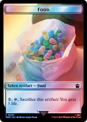 Alien Angel // Food (0057) Double-Sided Token (Surge Foil) [Doctor Who Tokens] | Play N Trade Winnipeg