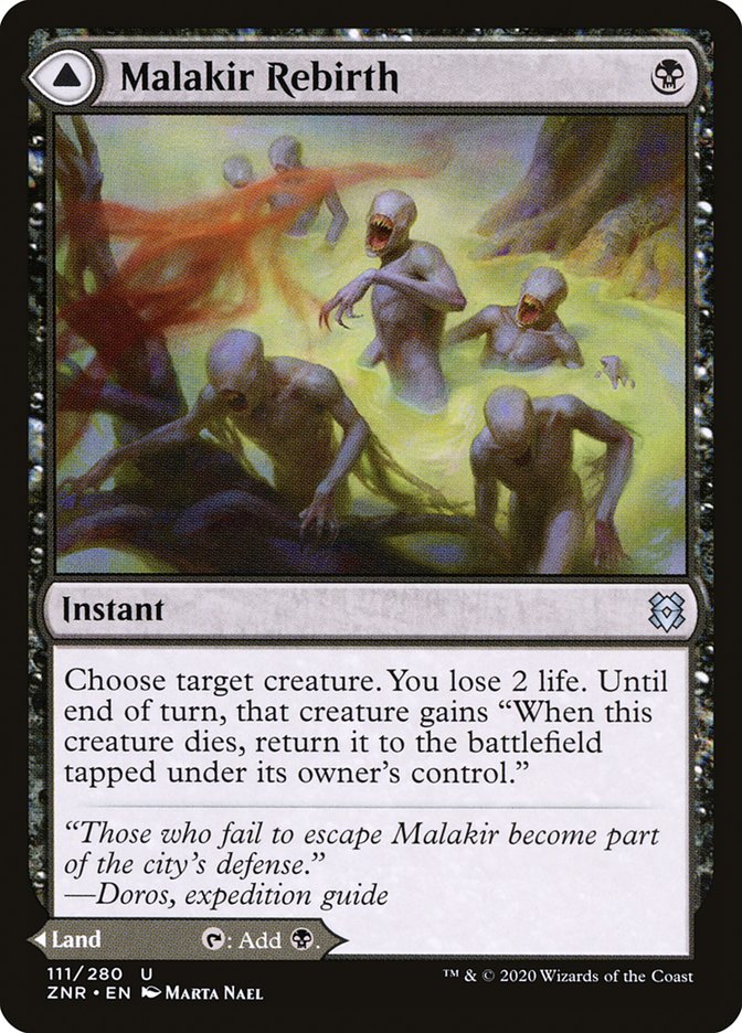 Malakir Rebirth // Malakir Mire [Zendikar Rising] | Play N Trade Winnipeg