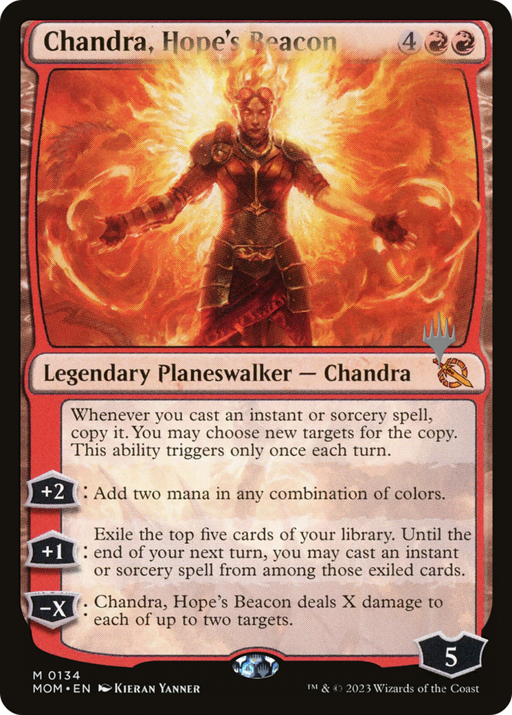 Chandra, Hope's Beacon (Promo Pack) [March of the Machine Promos] | Play N Trade Winnipeg