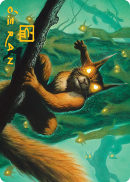 Chatterstorm Art Card (Gold-Stamped Signature) [Modern Horizons 2 Art Series] | Play N Trade Winnipeg