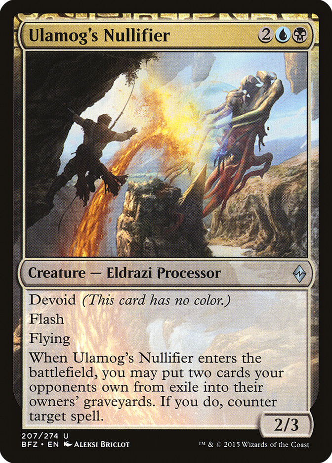 Ulamog's Nullifier [Battle for Zendikar] | Play N Trade Winnipeg