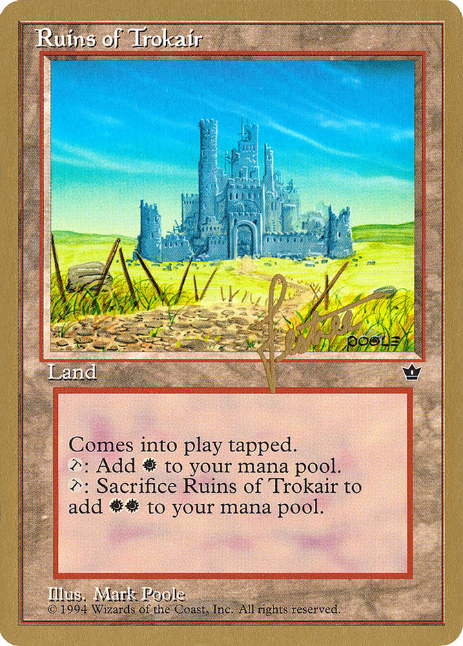 Ruins of Trokair (Bertrand Lestree) [Pro Tour Collector Set] | Play N Trade Winnipeg