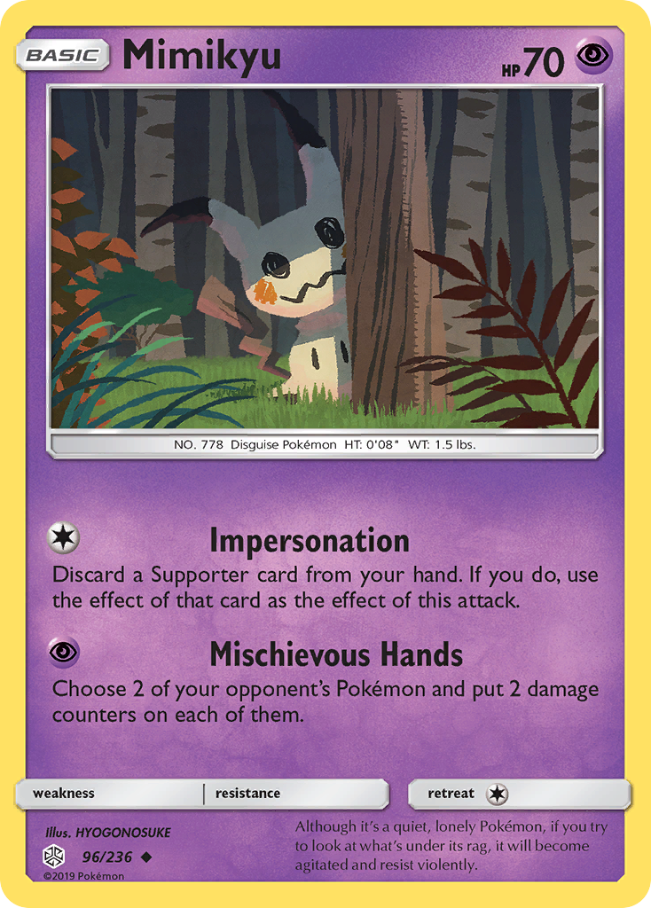 Mimikyu (96/236) [Sun & Moon: Cosmic Eclipse] | Play N Trade Winnipeg