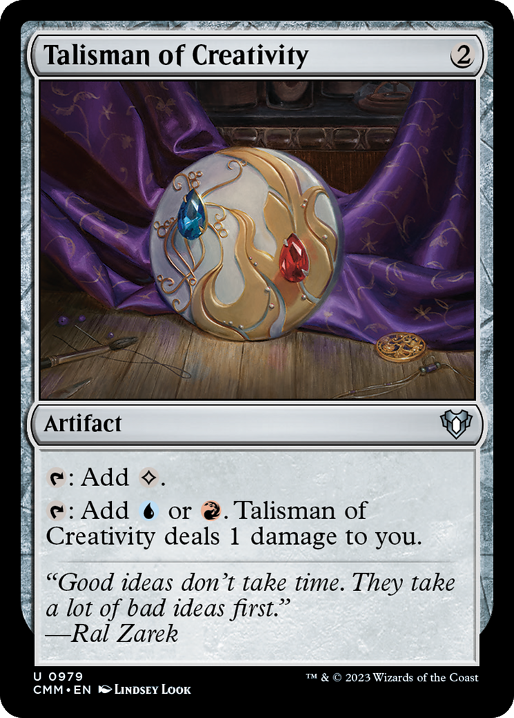 Talisman of Creativity [Commander Masters] | Play N Trade Winnipeg