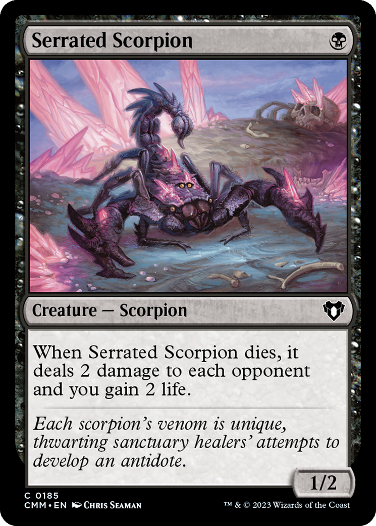Serrated Scorpion [Commander Masters] | Play N Trade Winnipeg