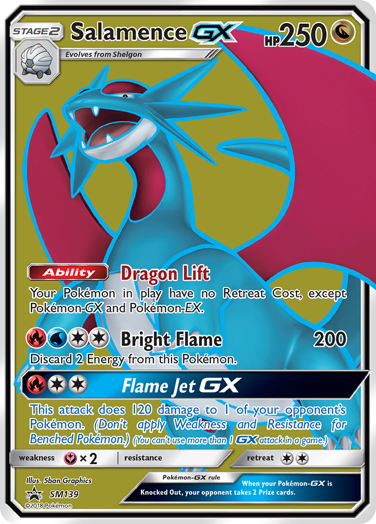 Salamence GX (SM139) [Sun & Moon: Black Star Promos] | Play N Trade Winnipeg