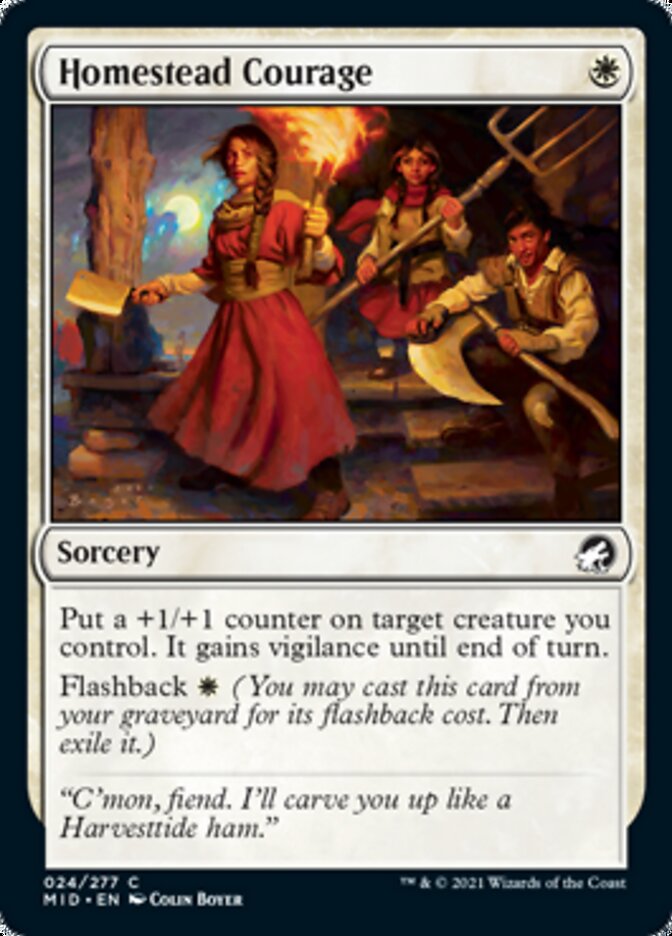 Homestead Courage [Innistrad: Midnight Hunt] | Play N Trade Winnipeg