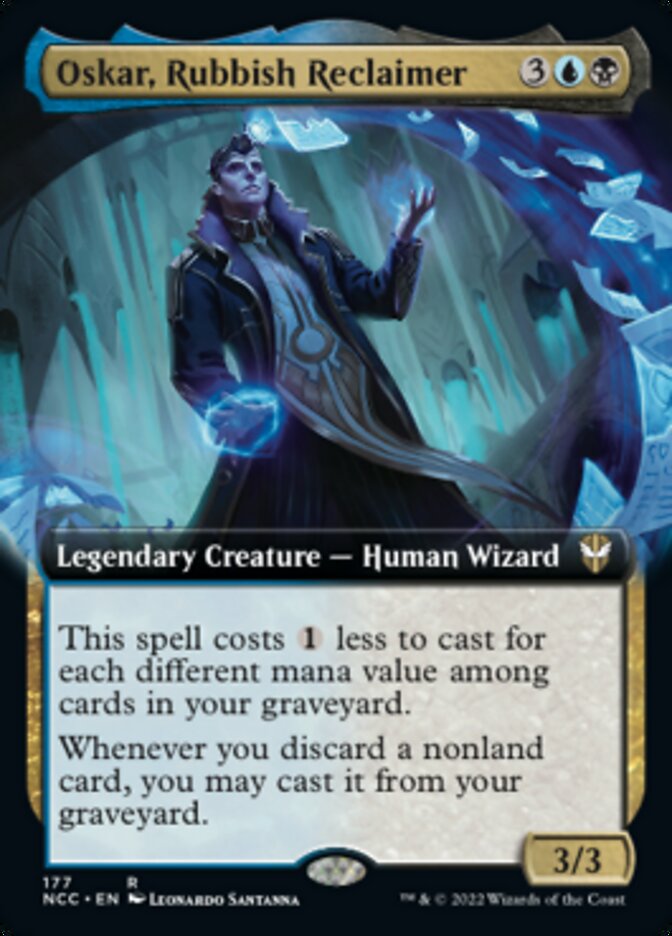 Oskar, Rubbish Reclaimer (Extended Art) [Streets of New Capenna Commander] | Play N Trade Winnipeg