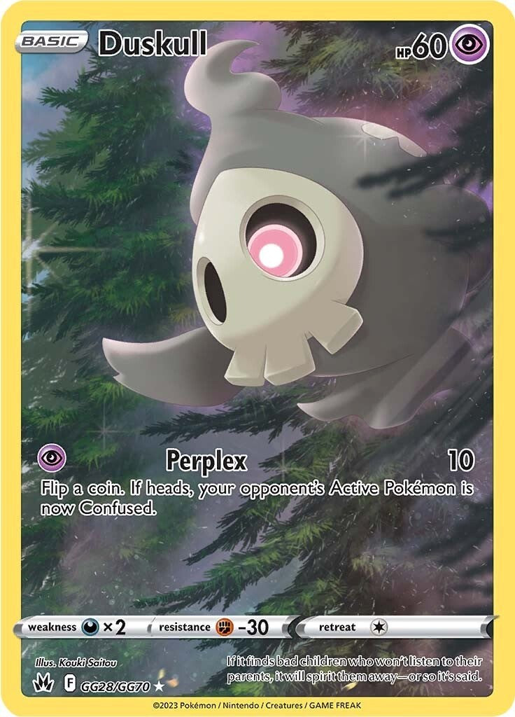 Duskull (GG28/GG70) [Sword & Shield: Crown Zenith] | Play N Trade Winnipeg